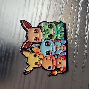 Pokemon Group Enamel Pin
